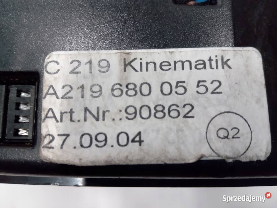 ZMIENIARKA CD MERCEDES E KLASA W211 CLS W219 Nowy Tomyśl