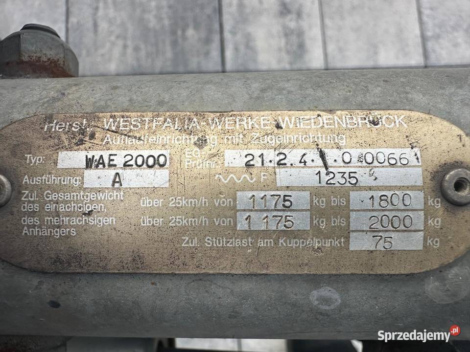 Sprzedam przyczepę samochodową 2000 opolskie Gorzów Śląski