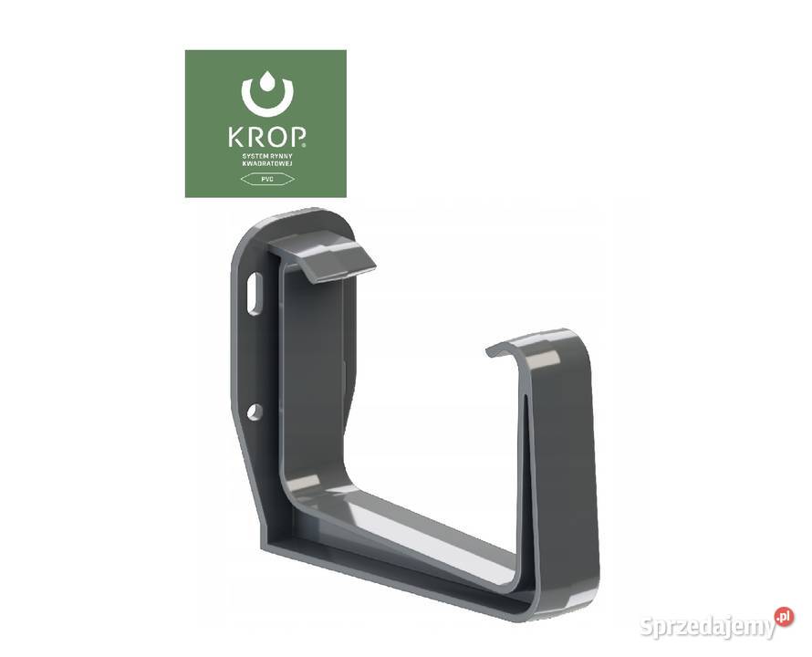 Krop uchwyt doczołowy rynny kwadratowej 135 Hajnówka