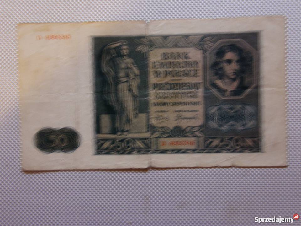 banknoty PRL i wojenne Warszawa
