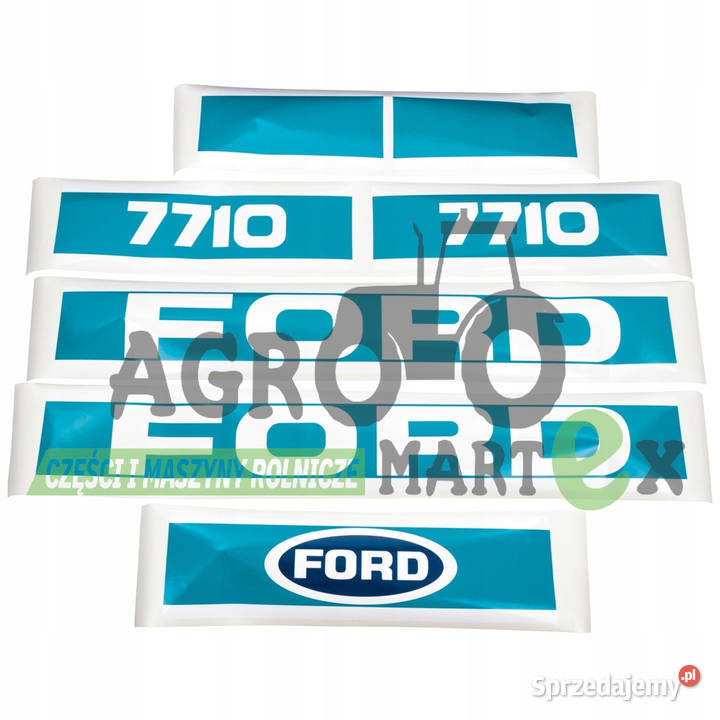 83928799 EBPN16605NA ZESTAW NAKLEJEK FORD 7710 Wichrów