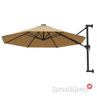 vidaXL Parasol ścienny na metalowym Warszawa