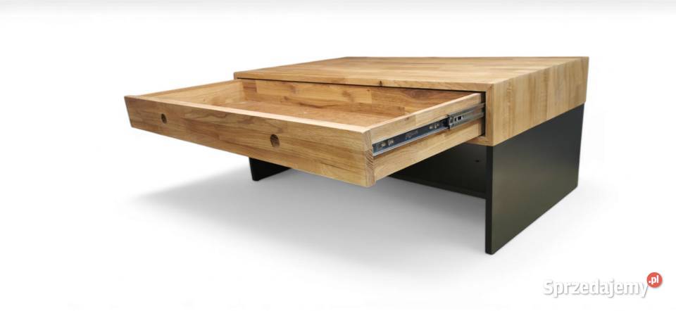 Stolik Kawowy NOWY LOFT DRZEWO Dębowe Czarny Stoliki kawowe i ławy Olsztyn