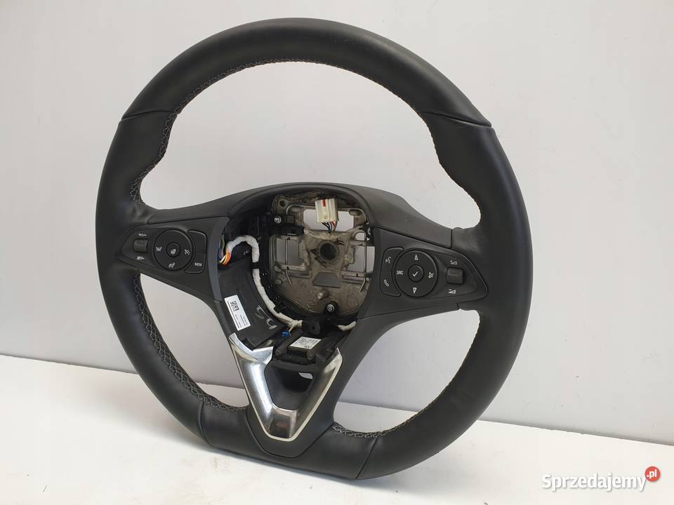 Opel Corsa F SKÓRZANA KIEROWNICA Multifunkcyjna Rudka