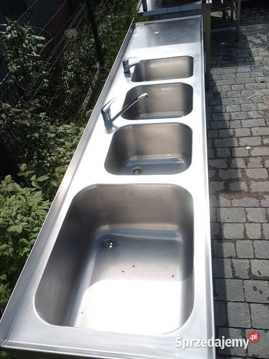 Zlew Gastronomiczny 4 komorowy Ascoblock 280x60