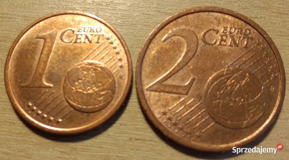 Zestaw monet 1 i 2 euro cent NIEMCY 2002 monety Myszków
