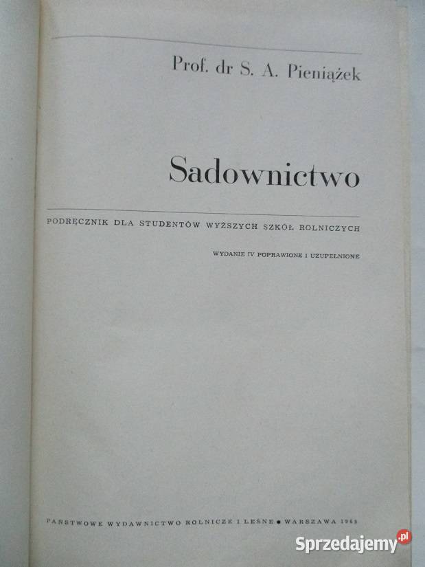Sadownictwo Pieniążek rolnictwo sad uprawa Łódź