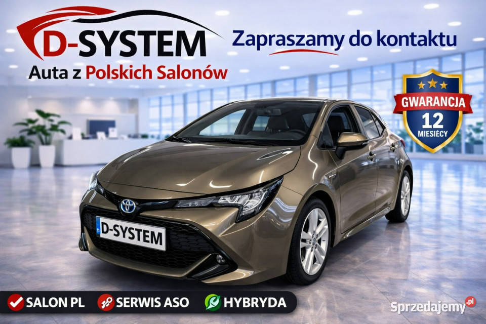 Toyota Corolla 20r Salon Polska 18 HYBRID brązowy podlaskie Białystok