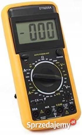 Multimetr Cyfrowy DT9205A Napięcie do 1000V Prąd Ludźmierz