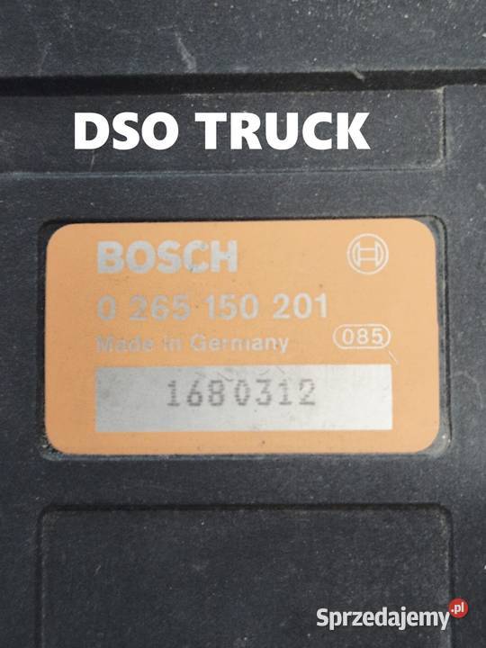 0265150201 STEROWNIK KOMPUTER ABS BOSCH SCANIA ciężarowe Części samochodowe Zawichost