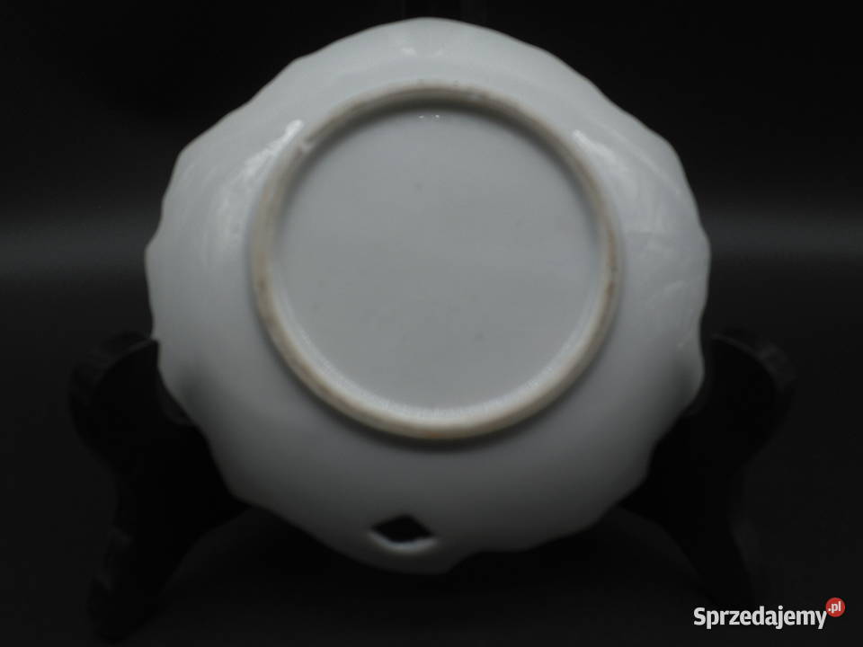 Porcelanowy talerzykpaterka scenka rodzajowa Raszków