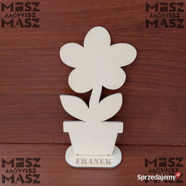 Kwiaty decoupage nauczyciela dziewczynka babci Racot