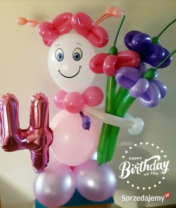 Balony urodzinowe dekoracje z balonów bukiety