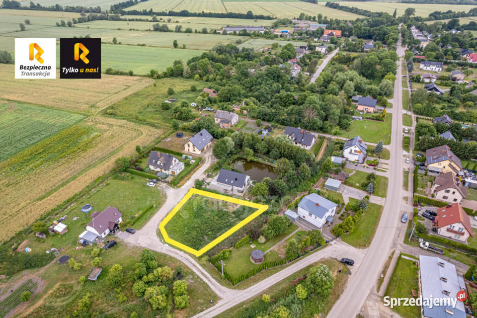 sprzedaży działki Miłocin 952m2 prąd Sprzedaż