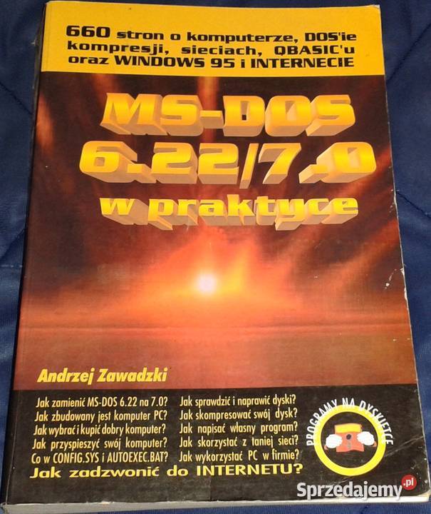 MSDOS 622 70 w praktyce Andrzej Zawadzki Kultura i Rozrywka Chełm sprzedam