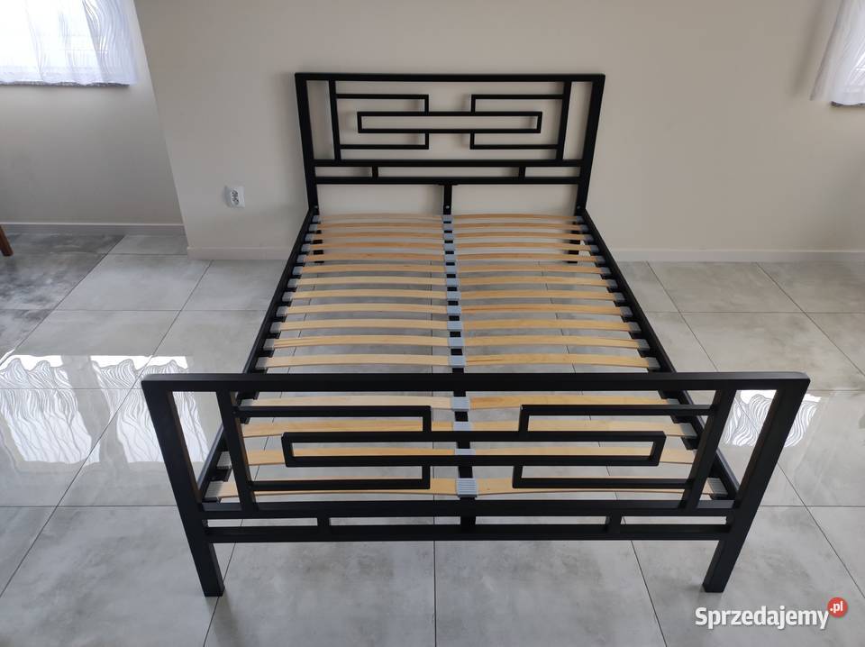Łóżko metalowe nowoczesne 140x200 140cm Łańcut