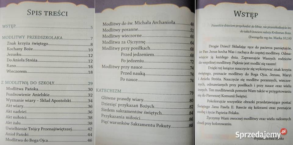 Modlitewnik dzieci kolorowanka zawieszka Anioł twarda Lublin