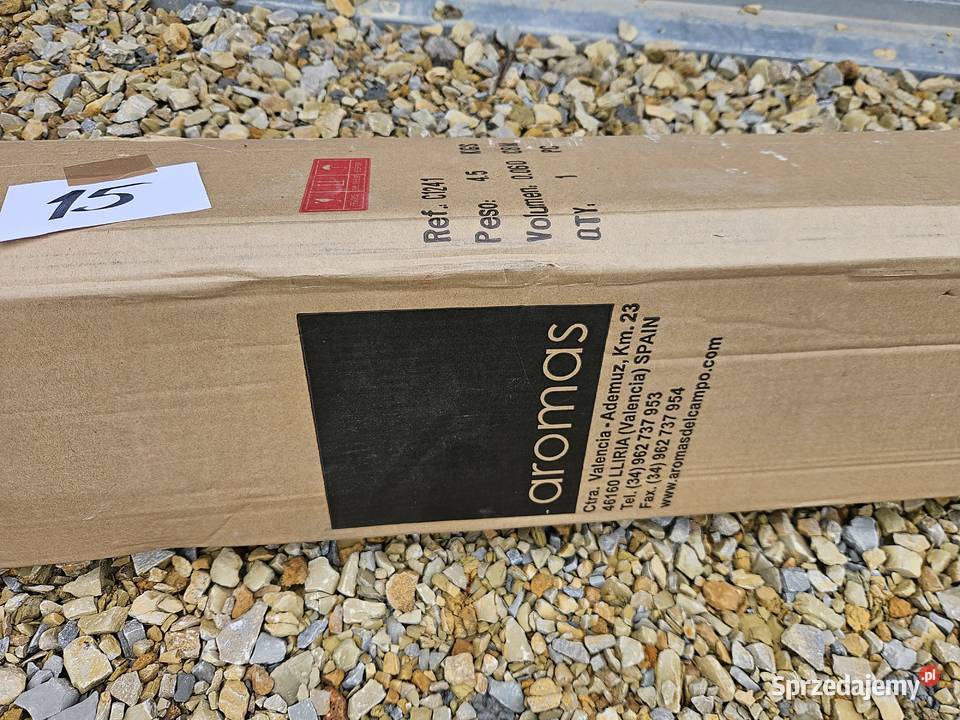 Lampa Aromas Crane złoty klosz
