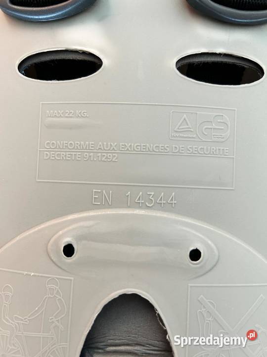 Siodełko rowerowe HAMAX z kaskiem Wrocław sprzedam