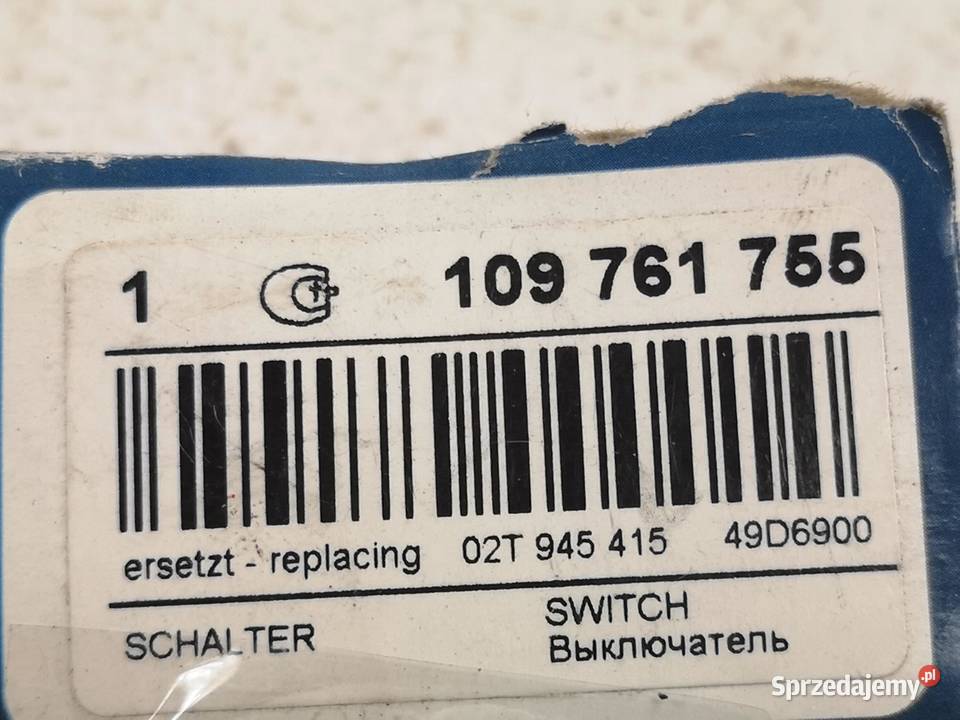 WŁĄCZNIK ŚWIATEŁ COFANIA VW GOLF IV 19982005 lubelskie