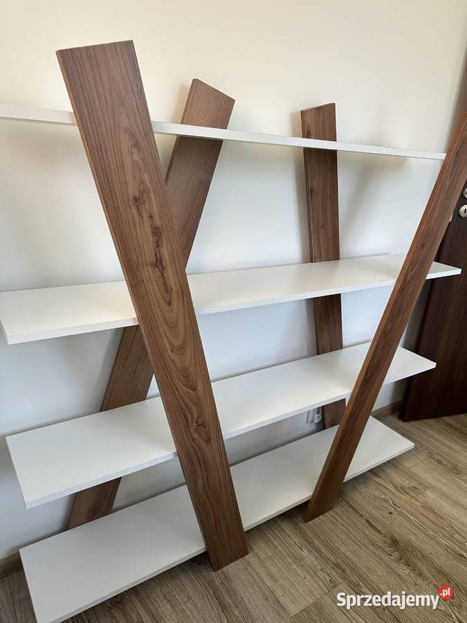 Regał na książki Matar białyorzech Gdynia