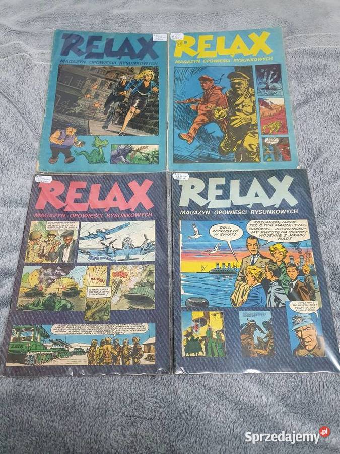 Magazyn Opowieści Rysunkowych Relax zestaw 30 Rok wydania 1976 pomorskie Gdynia
