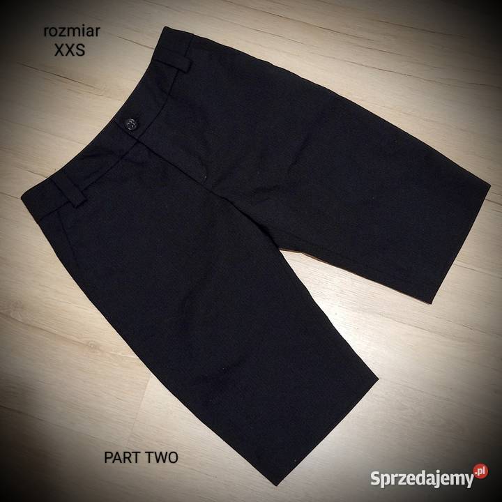 Czarne szorty typy bermudy rozmiar XXS Part Two Spodnie Nysa