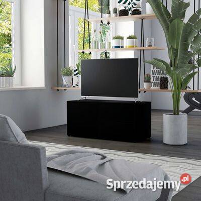 Szafka pod TV czarna 80x34x36 materiał sprzedam