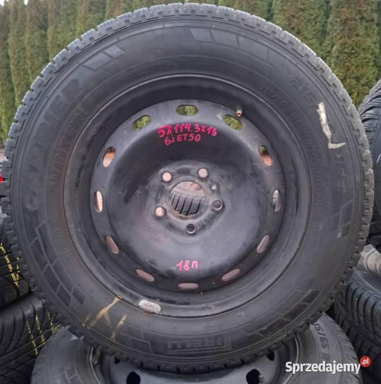 1 x FELGA STALOWA R16 5X1143 ET50 6JX16H2 TRAFIC Skołoszów