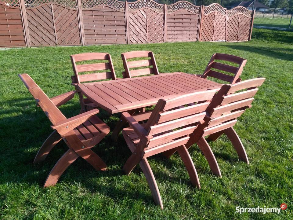 Meble ogrodowe drewniane składane typ X wersja 2 Meble Kalety