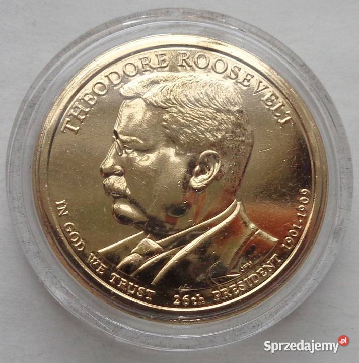 USA 1 dolar 2013 Prezydenci USA pozłacany K06 Warszawa