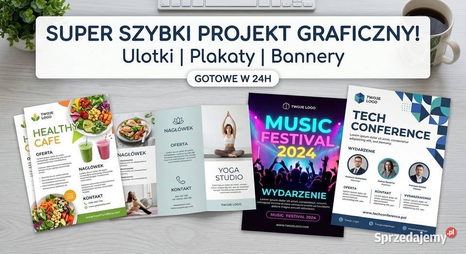 Zrobię ulotkę plakat zaproszenie Lublin