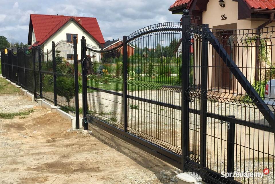 Brama jezdna wypukła 150x420 ocynkkolor dowolne Gorlice sprzedam