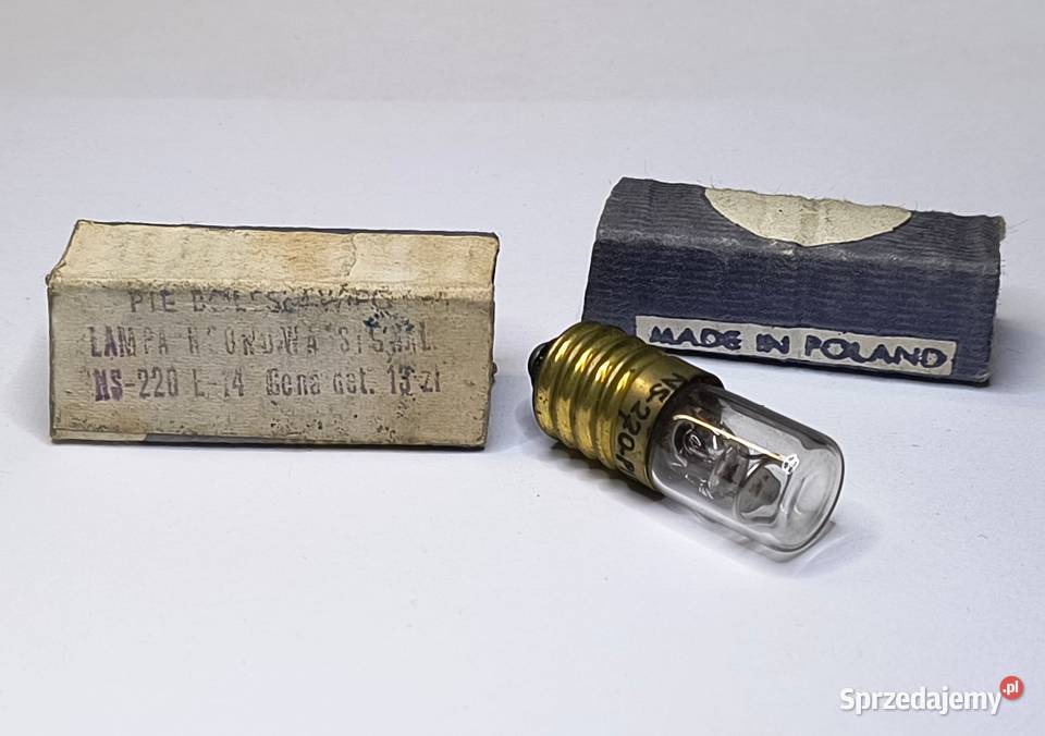 Lampa neonowa NS220 E14 PIE Bolesławiec Gdańsk