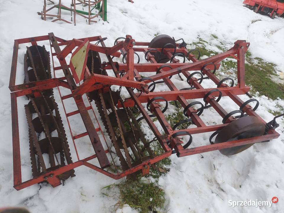 Agregat uprawowy 2m z wałkami na docisku podkarpackie