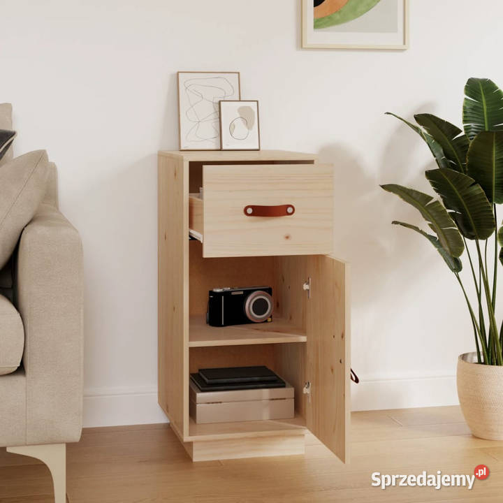 Szafka 34x40x75 lite drewno sosnowe WM820122 Warszawa sprzedam