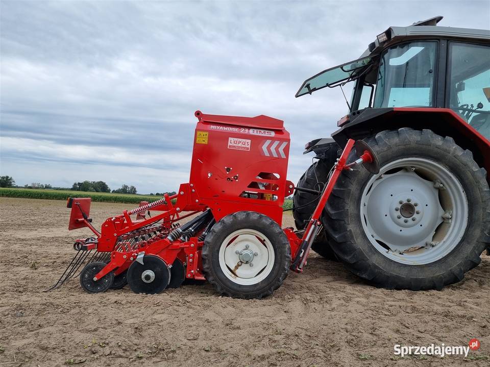 Siewnik do zboża dwutalerzowy 3m HMS agromasz nieuszkodzony sprzedam