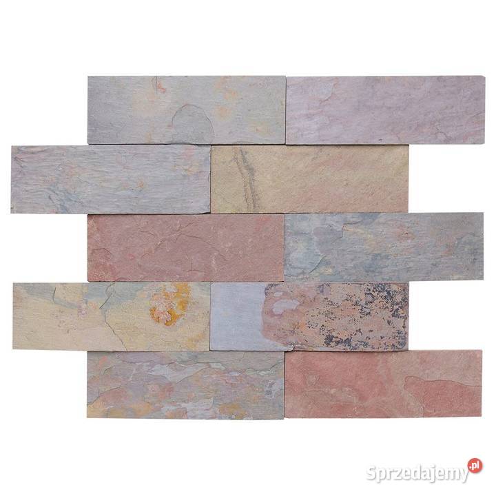 Płytki Łupek Multicolor naturalny 10x30x0813 Gdynia