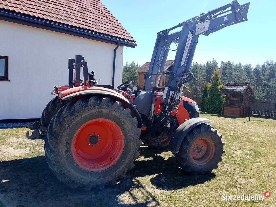 Ciągniki Kubota M4063 63 250 mth ładowacz Kubota Mrągowo sprzedam