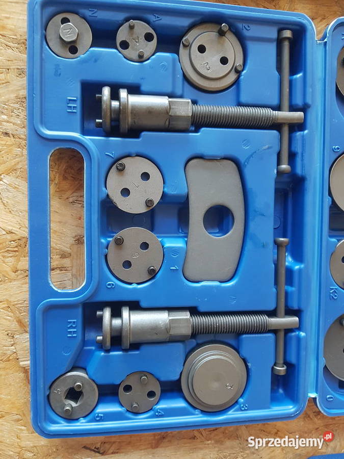 Zestaw do wyciskania tłoczków hamulcowych 22 el