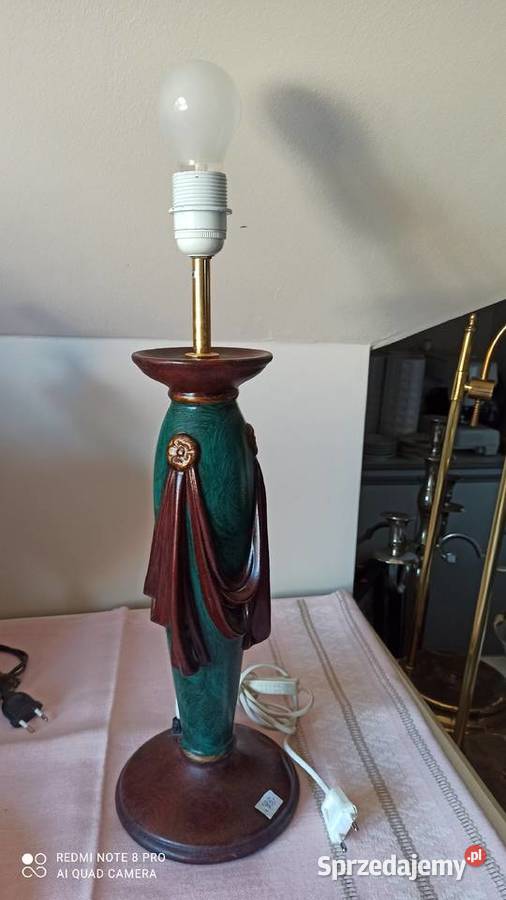 Lampa elektryczna Brąz z zielenią Gdańsk sprzedam