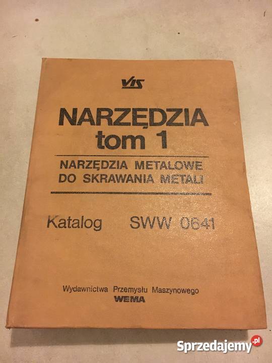 Katalog Narzędzi Skrawających WEMA lata 70 sprzedam