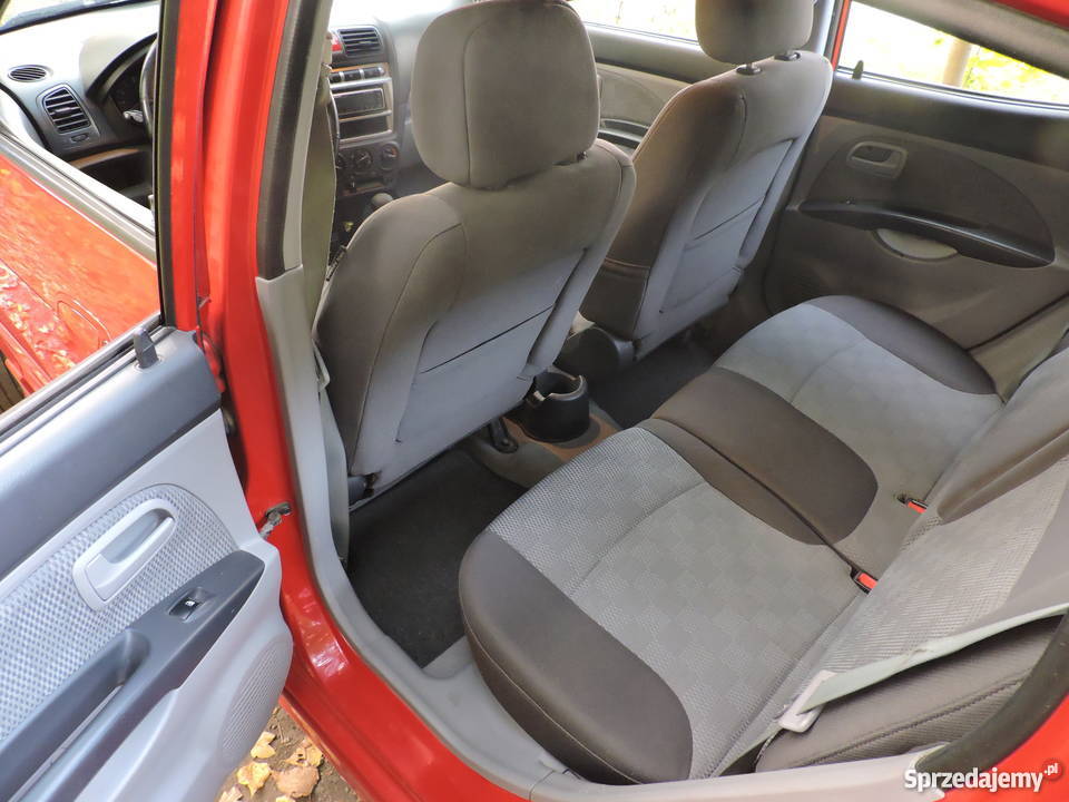 Kia Picanto 2005 r kolor czerwony komputer pokładowy śląskie Myszków