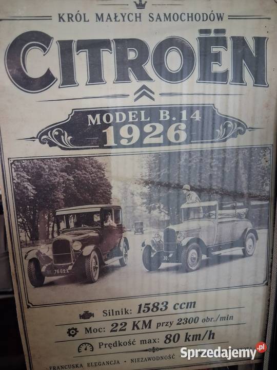 Citroen b14 z 1926 roku 100 letni zabytek klasyk Chojnów