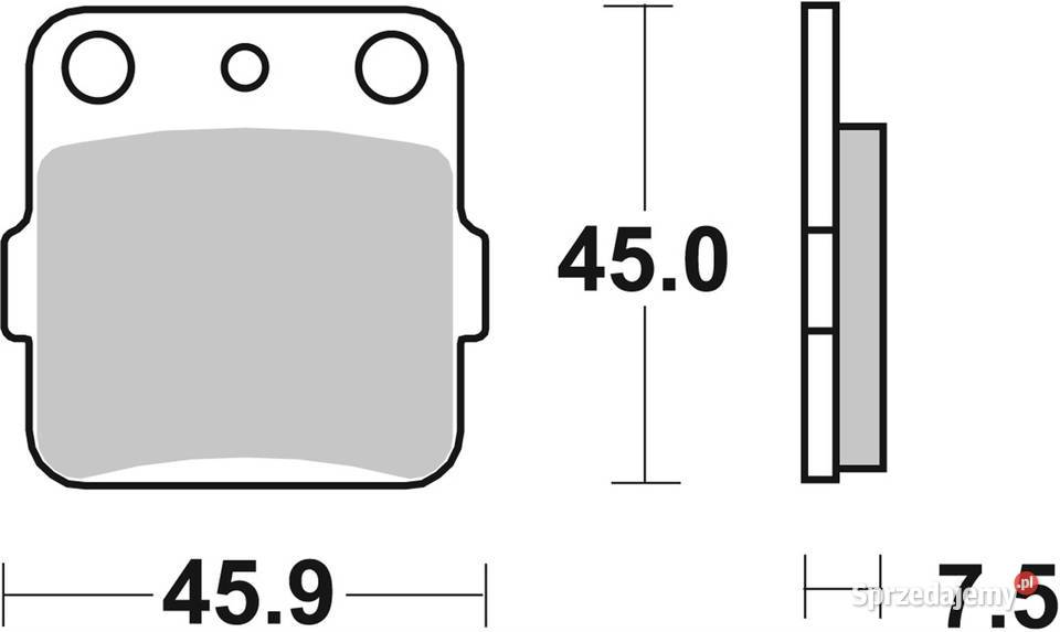 Klocki hamulcowe SBS 592SI HONDA TRX FA FPA 420 Trzciel