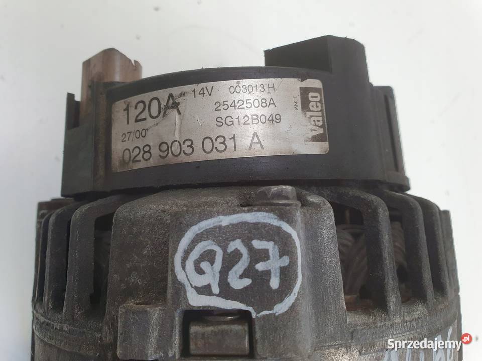 Audi A4 B6 19 TDI ALTERNATOR Valeo 028903031A Janów