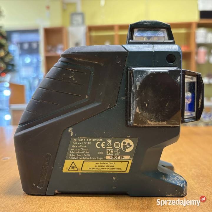 Laser krzyżowy Bosch GLL 380P 40 m 3 wiązki Elbląg
