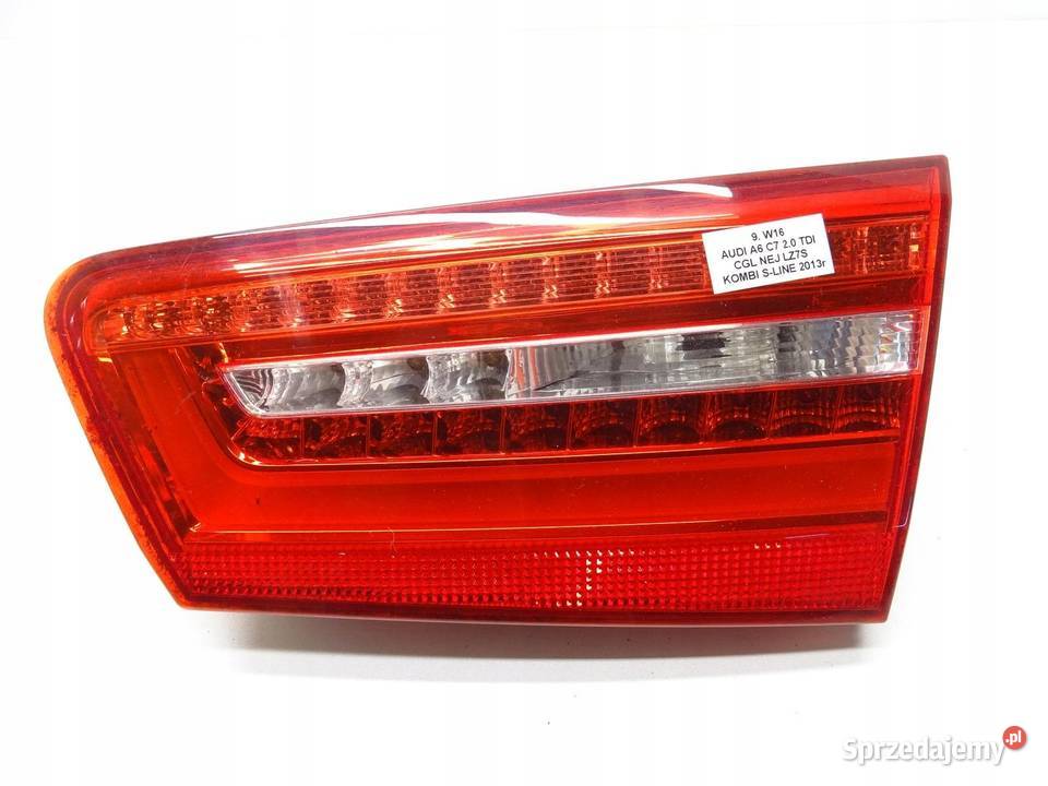 LAMPA PRAWA PRAWY TYŁ TYLNA W KLAPE LED AUDI A6 osobowe Lampy przednie małopolskie sprzedam