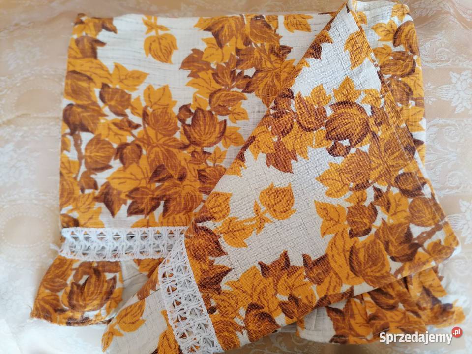 Tkaninamateriał obszyty z falbanką rozmiar wielokolorowy Łódź