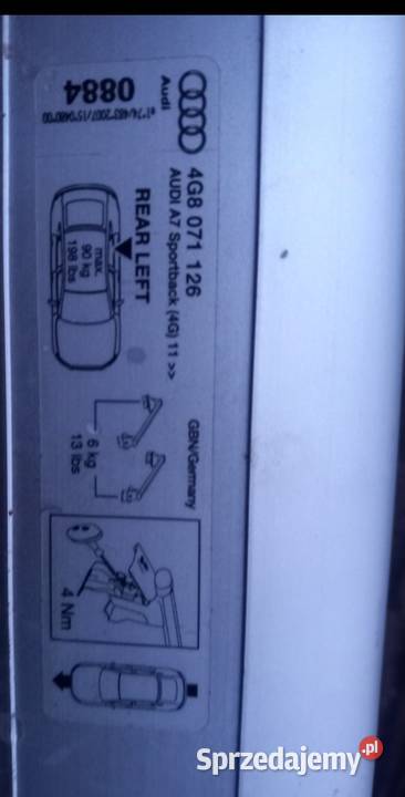 Bagaznik a7 audi Wałbrzych